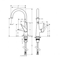 HANSGROHE TALIS S COCINA